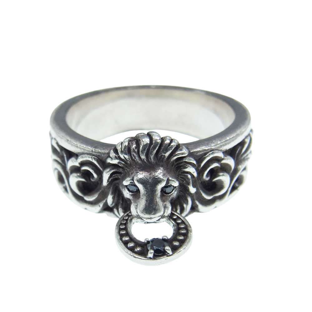 Justin Davis ジャスティンデイビス SRJ522 LION KEEPER ライオン キーパー リング シルバー系 25号【中古】