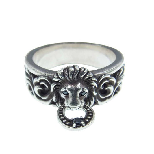 Justin Davis ジャスティンデイビス SRJ522 LION KEEPER ライオン キーパー リング シルバー系 25号【中古】