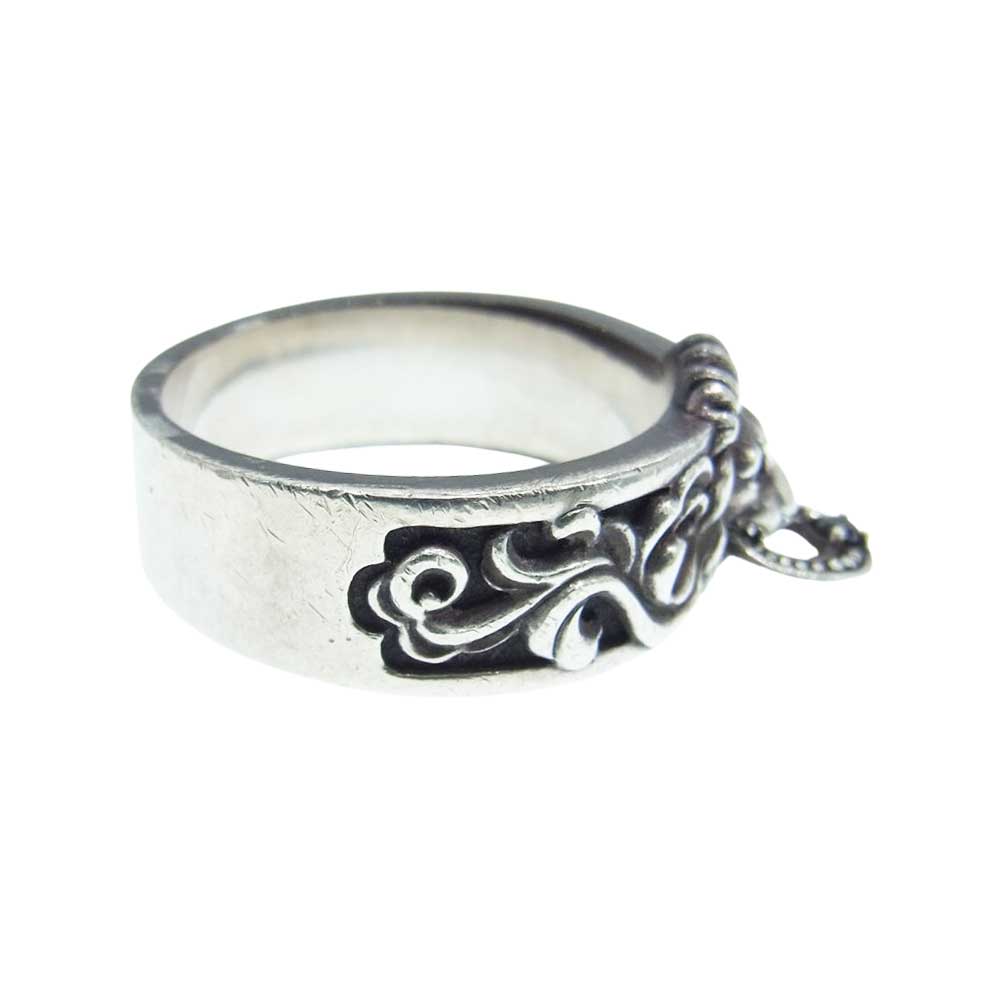 Justin Davis ジャスティンデイビス SRJ522 LION KEEPER ライオン キーパー リング シルバー系 25号【中古】