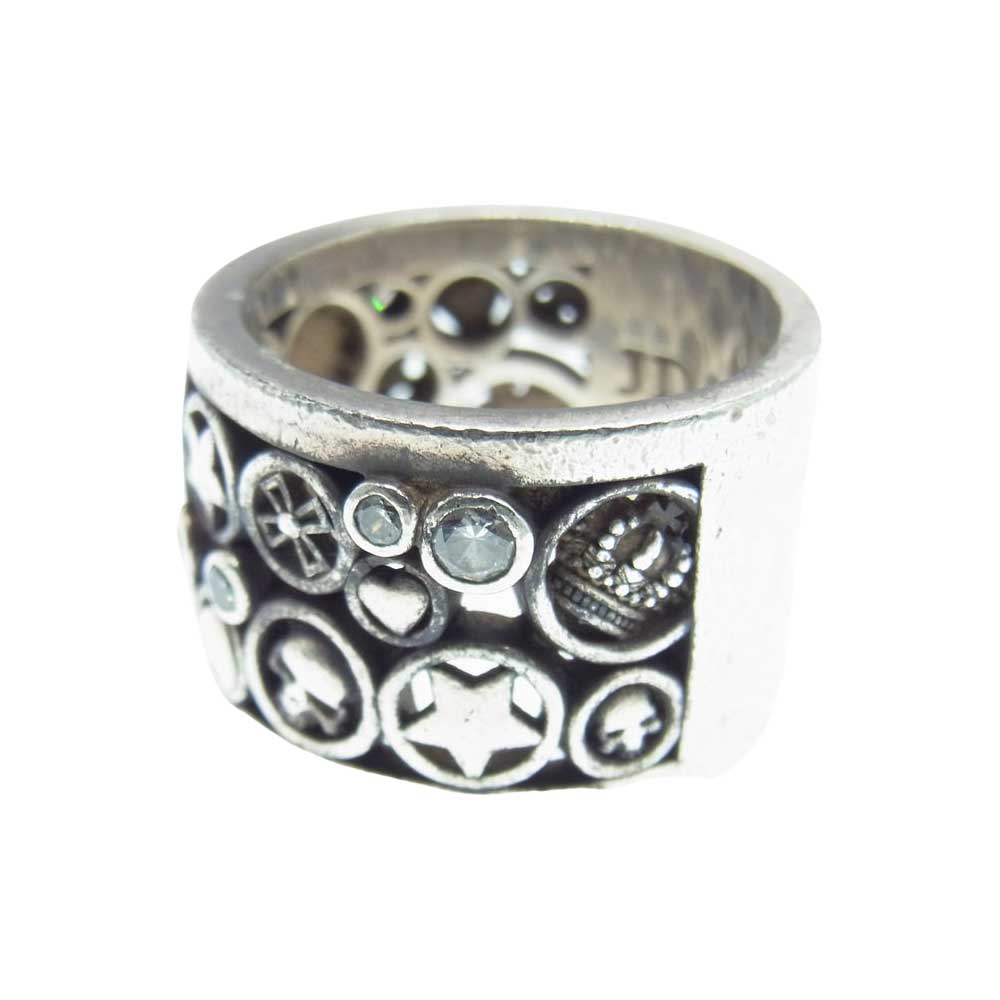 Justin Davis ジャスティンデイビス SRJ383 BUBBLE FLASH バブル フラッシュ リング シルバー系 19号【中古】