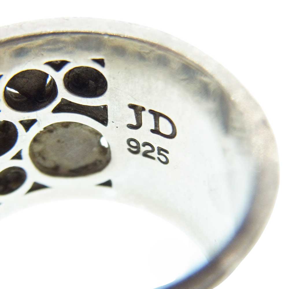 Justin Davis ジャスティンデイビス SRJ383 BUBBLE FLASH バブル フラッシュ リング シルバー系 19号【中古】