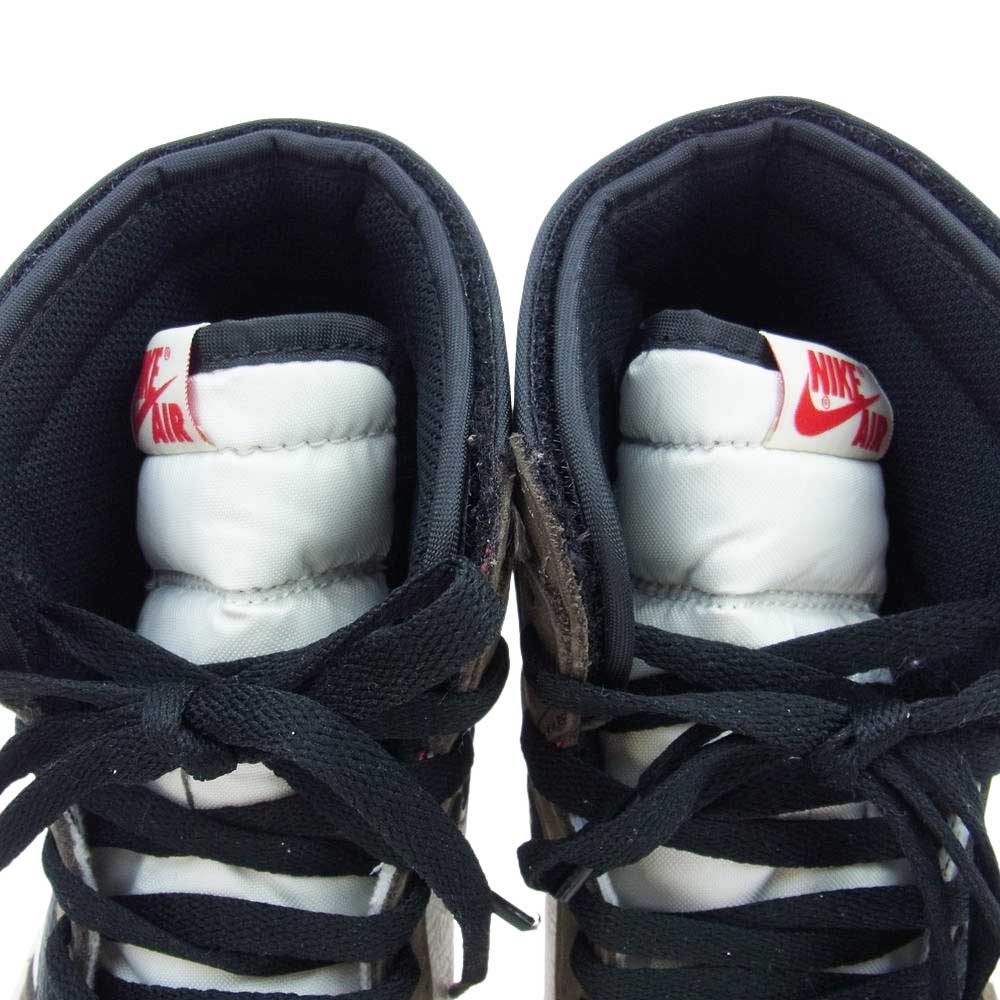NIKE AIR JORDAN ナイキ ジョーダン CD4487-100 TRAVIS SCOTT AIR JORDAN 1 HIGH OG TS SP エアジョーダン ワン ハイ オリジナル ホワイト系 チャコール系 26.0cm【中古】
