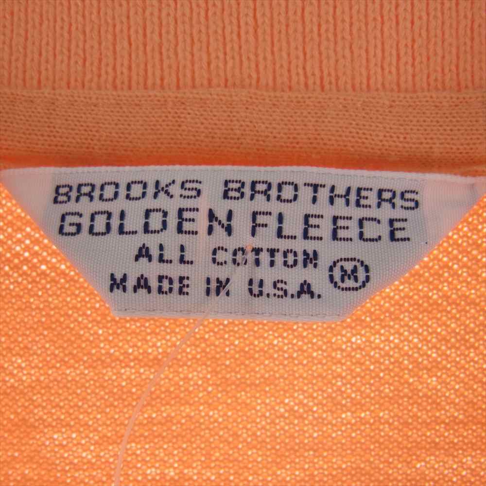 Brooks Brothers ブルックスブラザーズ ヴィンテージ 80s 90s USA製 ポロシャツ オレンジ系 M【中古】