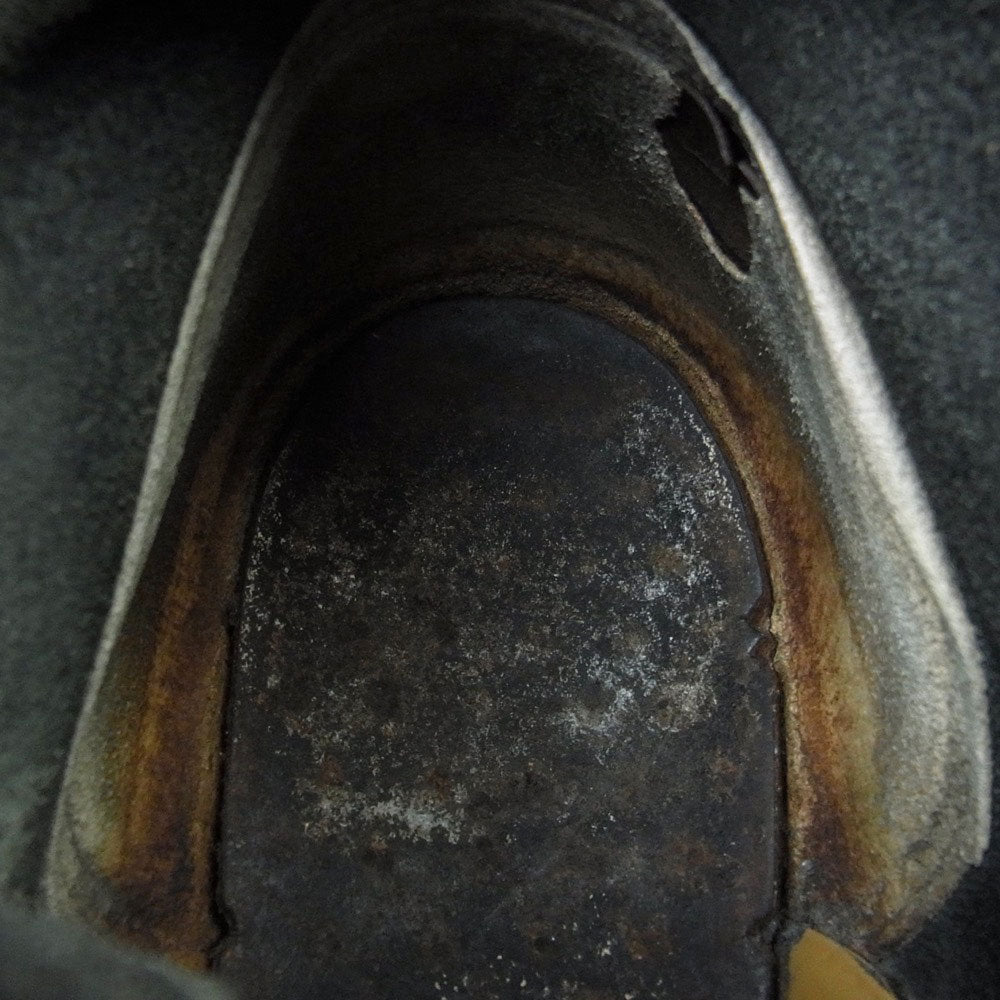RED WING レッドウィング 8165 四角犬タグ アイリッシュセッター プレーントゥ ブーツ ブラック系 US7D【中古】
