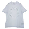 MONCLER モンクレール Tシャツ フロント ロゴ プリント 袖ワッペン ホワイト ホワイト系 XL【中古】