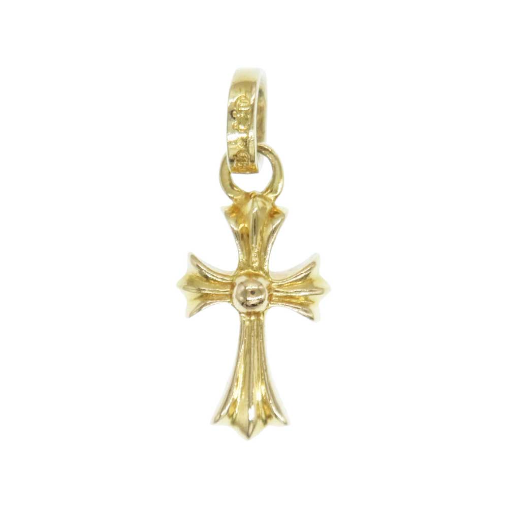 CHROME HEARTS クロムハーツ（原本有） 22K CRS BBYFAT P/DMND ベイビー ファット チャーム パヴェダイヤ ペンダントトップ ゴールド系【中古】
