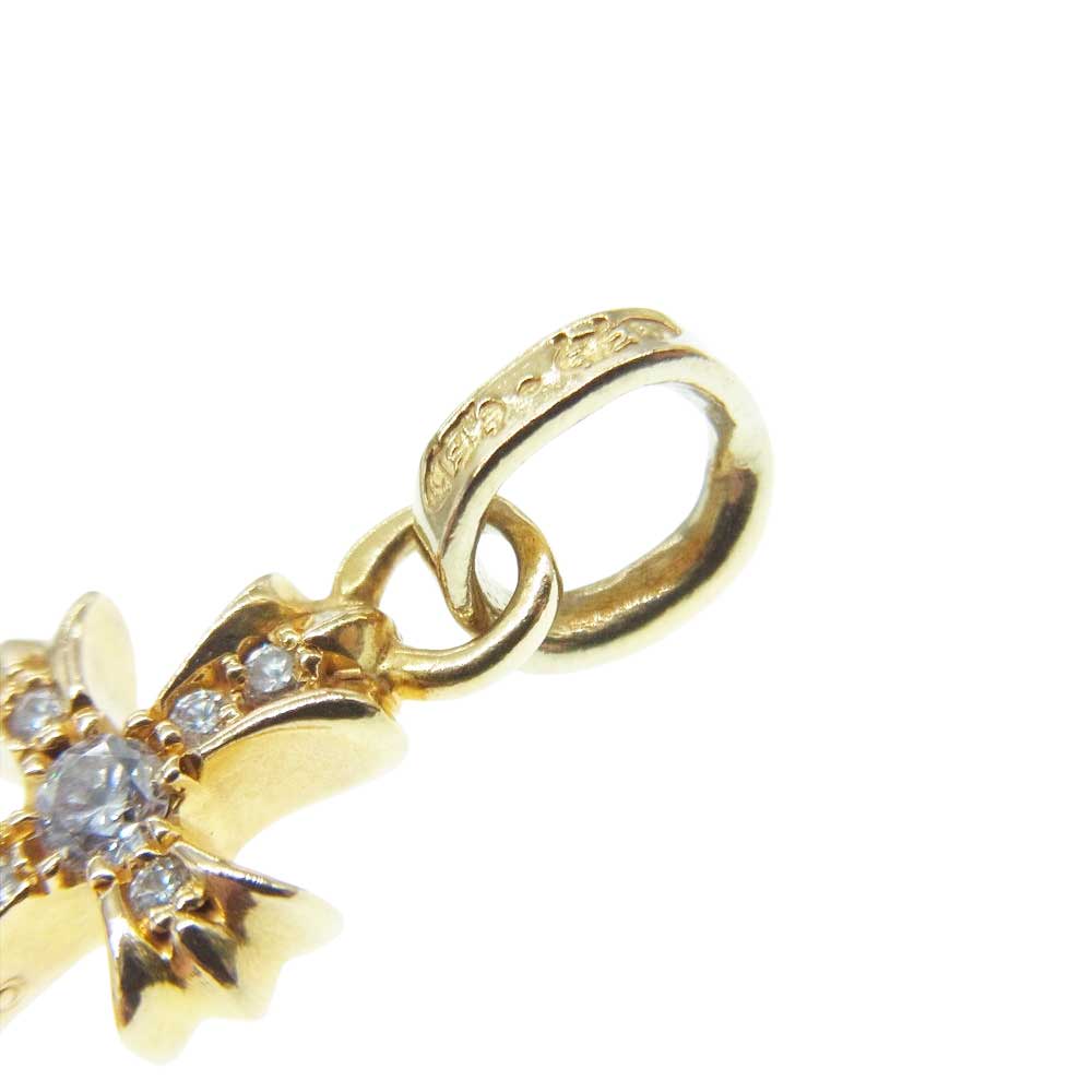 CHROME HEARTS クロムハーツ（原本有） 22K CRS BBYFAT P/DMND ベイビー ファット チャーム パヴェダイヤ ペンダントトップ ゴールド系【中古】
