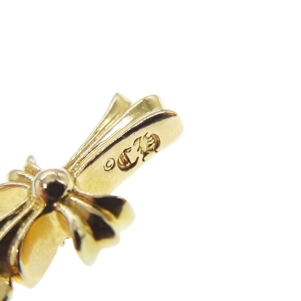 CHROME HEARTS クロムハーツ（原本有） 22K CRS BBYFAT P/DMND ベイビー ファット チャーム パヴェダイヤ ペンダントトップ ゴールド系【中古】