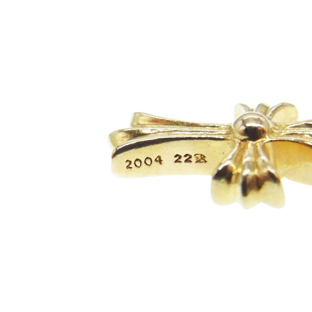 CHROME HEARTS クロムハーツ（原本有） 22K CRS BBYFAT P/DMND ベイビー ファット チャーム パヴェダイヤ ペンダントトップ ゴールド系【中古】