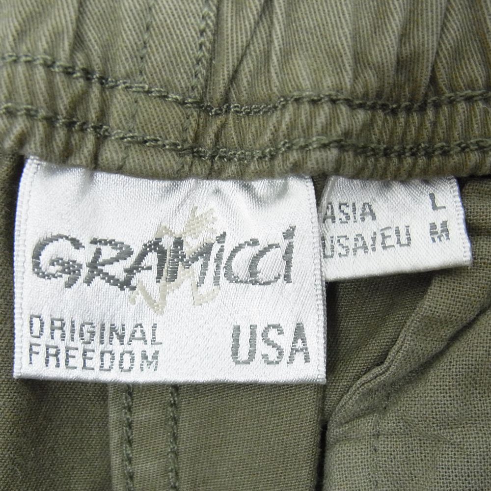 Gramicci グラミチ 8555-NOJ ストレッチ ショーツ オリーブ カーキ系 L【中古】