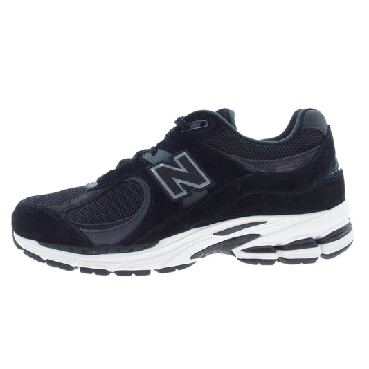 NEW BALANCE ニューバランス M2002RBK ブラックガンメタル スウェード メッシュ ローカット スニーカー ブラック系 26.0cm【美品】【中古】