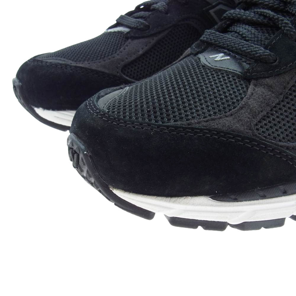 NEW BALANCE ニューバランス M2002RBK ブラックガンメタル スウェード メッシュ ローカット スニーカー ブラック系 26.0cm【美品】【中古】