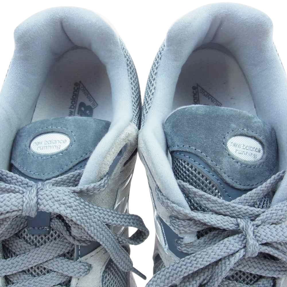 NEW BALANCE ニューバランス M2002RST スティールグレー スウェード メッシュ ローカット スニーカー グレー系 26.0cm【美品】【中古】