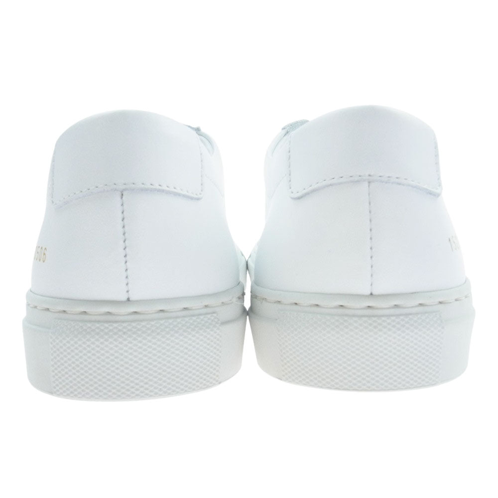 COMMON PROJECTS コモンプロジェクツ 1528 39 0506 ORIGINAL Achilles Low オリジナル アキレス ローカット レザー スニーカー ホワイト系 インソール実寸25.5cm【極上美品】【中古】