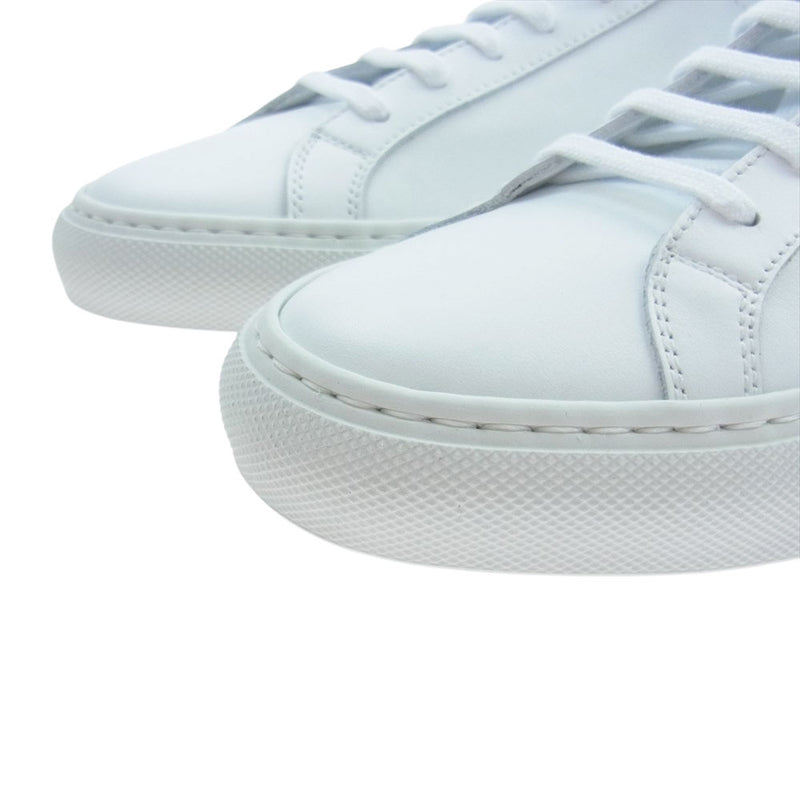 COMMON PROJECTS コモンプロジェクツ 1528 39 0506 ORIGINAL Achilles Low オリジナル アキレス ローカット レザー スニーカー ホワイト系 インソール実寸25.5cm【極上美品】【中古】