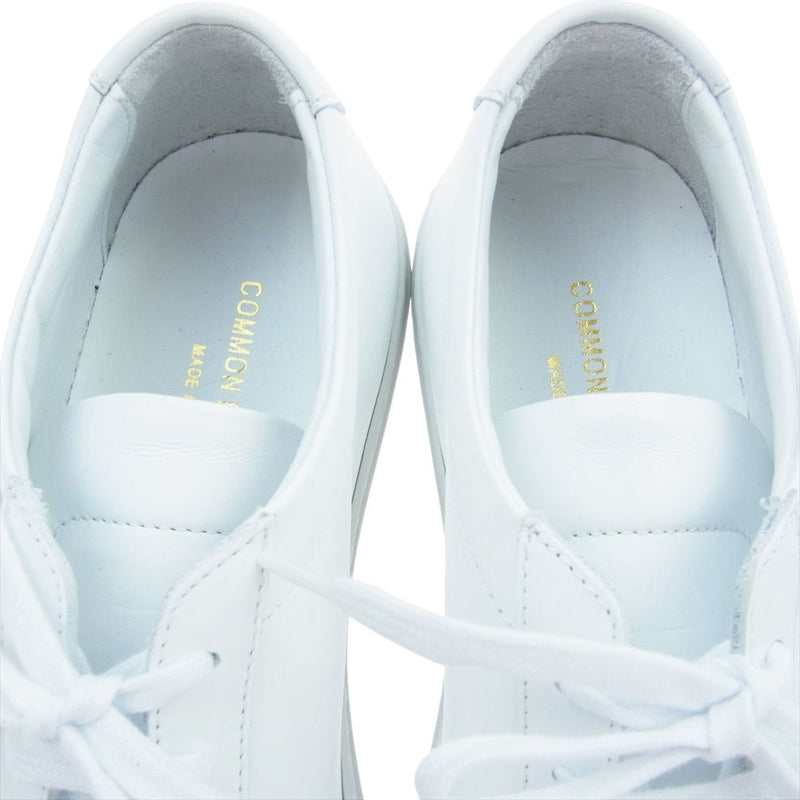 COMMON PROJECTS コモンプロジェクツ 1528 39 0506 ORIGINAL Achilles Low オリジナル アキレス ローカット レザー スニーカー ホワイト系 インソール実寸25.5cm【極上美品】【中古】