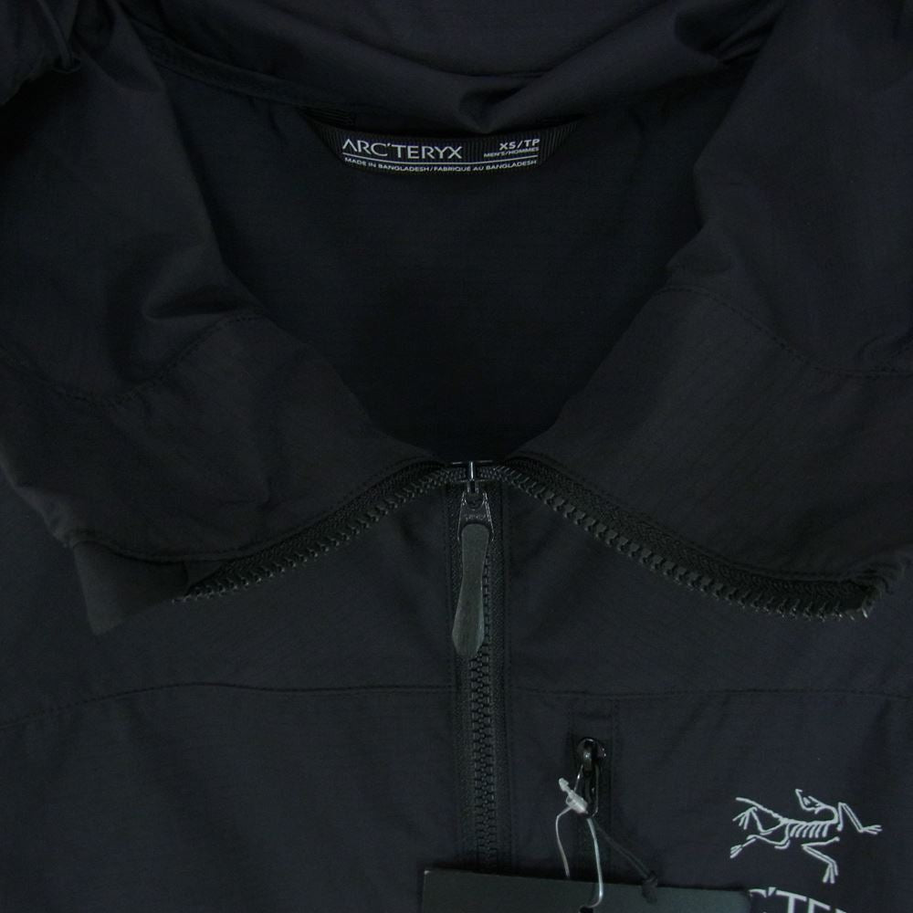 ARC'TERYX アークテリクス L07363800 国内正規品 Squamish Hoody スコーミッシュ フーディー ナイロン ジャケット ブラック系 XS【中古】