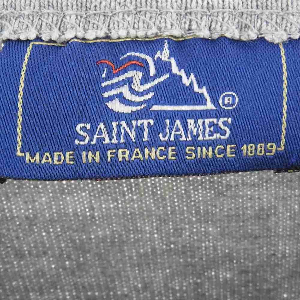 SAINT JAMES セントジェームス OUESSANT ウエッソン 長袖 Tシャツ グレー グレー系【中古】