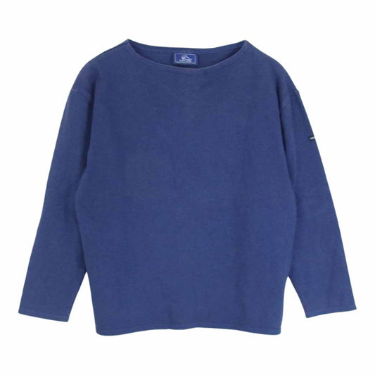 SAINT JAMES セントジェームス OUESSANT ウエッソン 長袖 Tシャツ ネイビー系 M【中古】