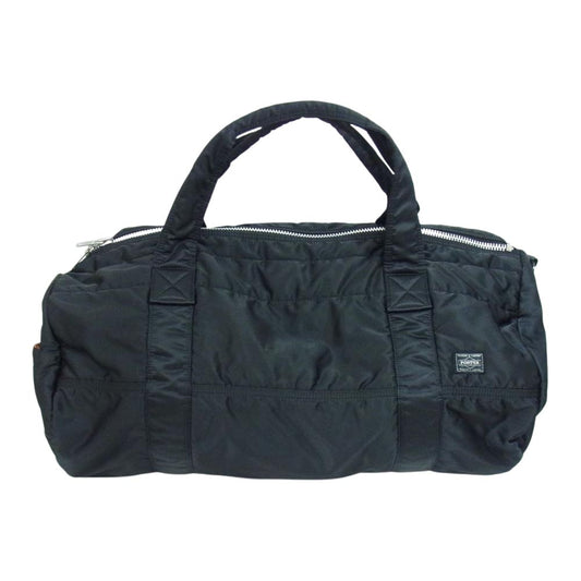 PORTER ポーター TANKER 2WAY BOSTON BAG L タンカー ショルダーバッグ ブラック系【中古】