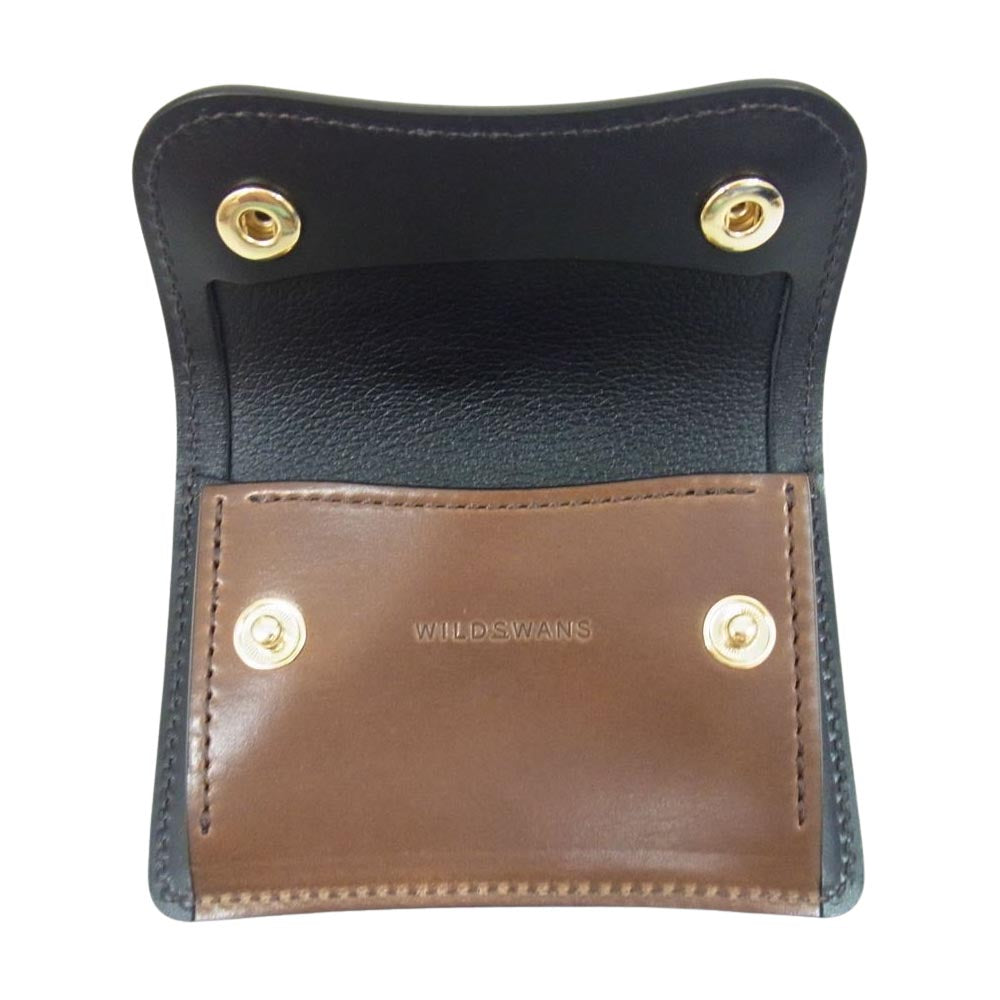 WILDSWANS ワイルドスワンズ タング シェルコードバン バーボン ロイドバッシュ 黒 ブラウン系【極上美品】【中古】