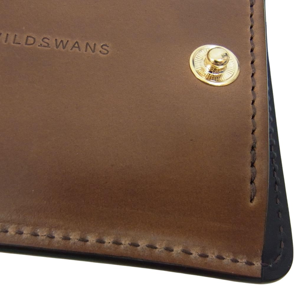 WILDSWANS ワイルドスワンズ タング シェルコードバン バーボン ロイドバッシュ 黒 ブラウン系【極上美品】【中古】