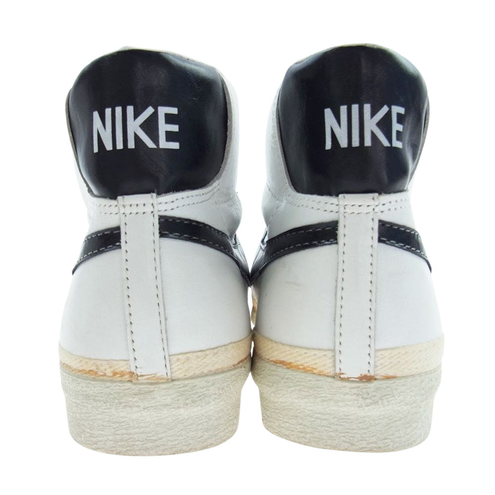 NIKE ナイキ ヴィンテージ 70s 日本製 ブレーザー ハイ レザー スニーカー ホワイト系 インソール実寸26.0cm【中古】