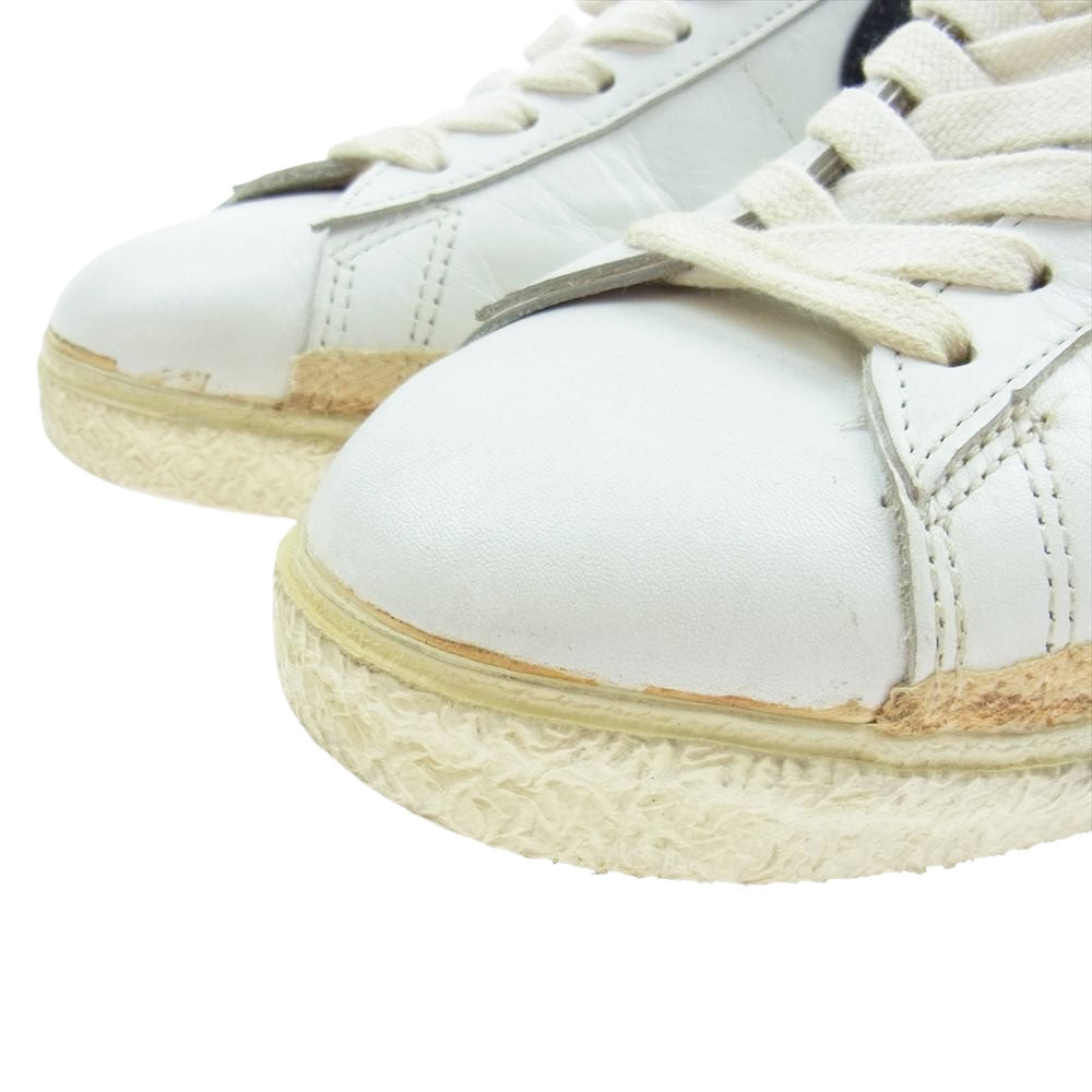 NIKE ナイキ ヴィンテージ 70s 日本製 ブレーザー ハイ レザー スニーカー ホワイト系 インソール実寸26.0cm【中古】