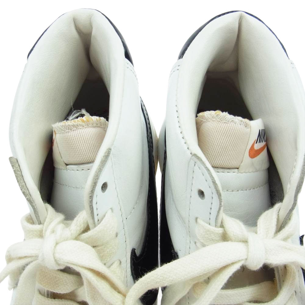 NIKE ナイキ ヴィンテージ 70s 日本製 ブレーザー ハイ レザー スニーカー ホワイト系 インソール実寸26.0cm【中古】