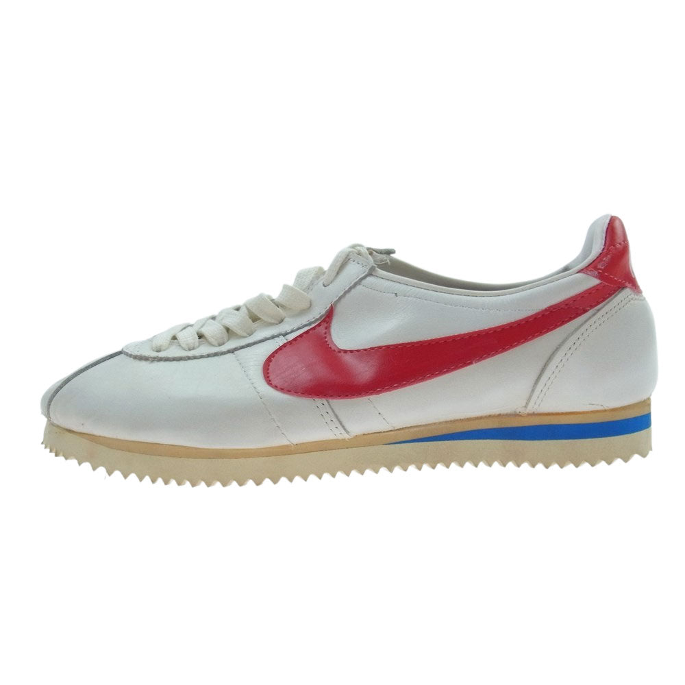 NIKE ナイキ ヴィンテージ 70s 日本製 筆記体タグ レザー コルテッツ ホワイト系 US10.5【中古】