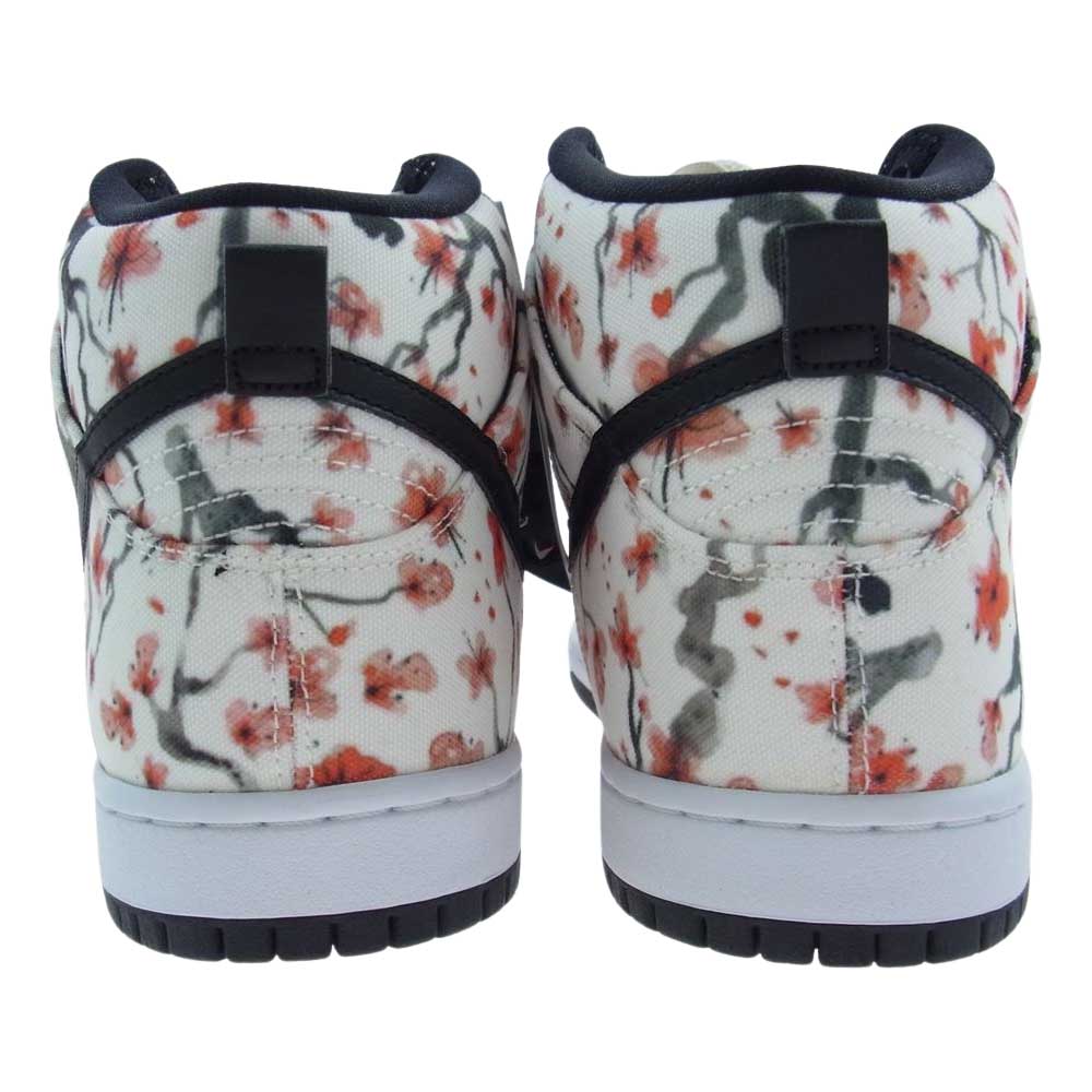 NIKE SB ナイキエスビー 305050-106 Dunk High ダンク ハイ Cherry Blossom チェリーブロッサム スニーカー オフホワイト系 27.5cm【新古品】【未使用】【中古】