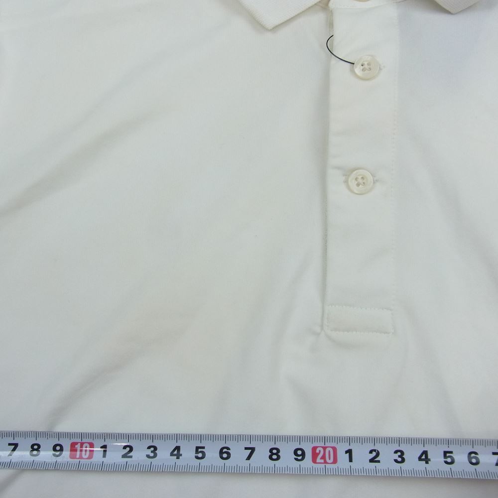 ラルフローレン ストレッチ 半袖 ポロシャツ ゴルフ ウェア ホワイト系 M【中古】