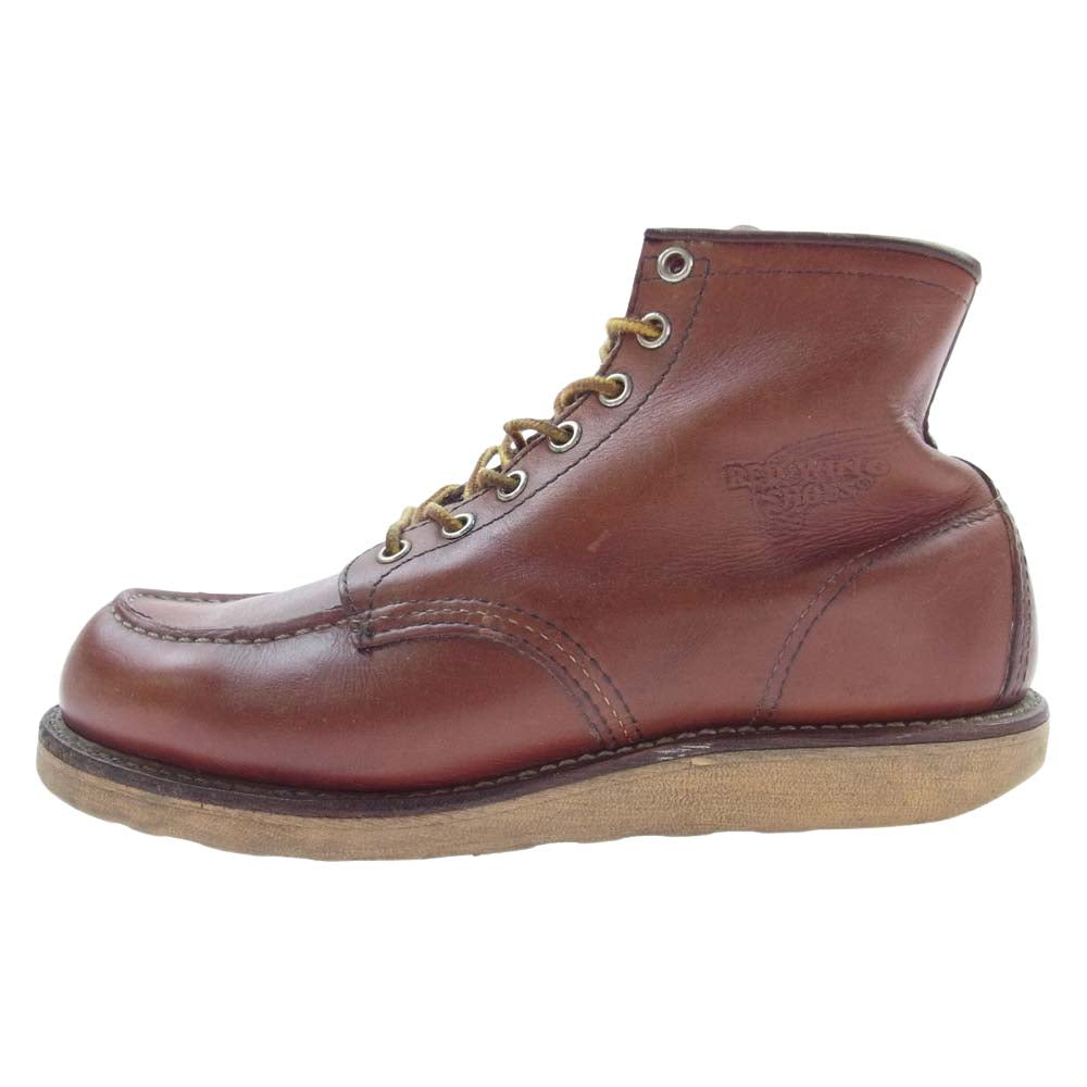 RED WING レッドウィング 8131 刺繍羽タグ  アイリッシュセッター ワーク ブーツ ブラウン系 8D【中古】