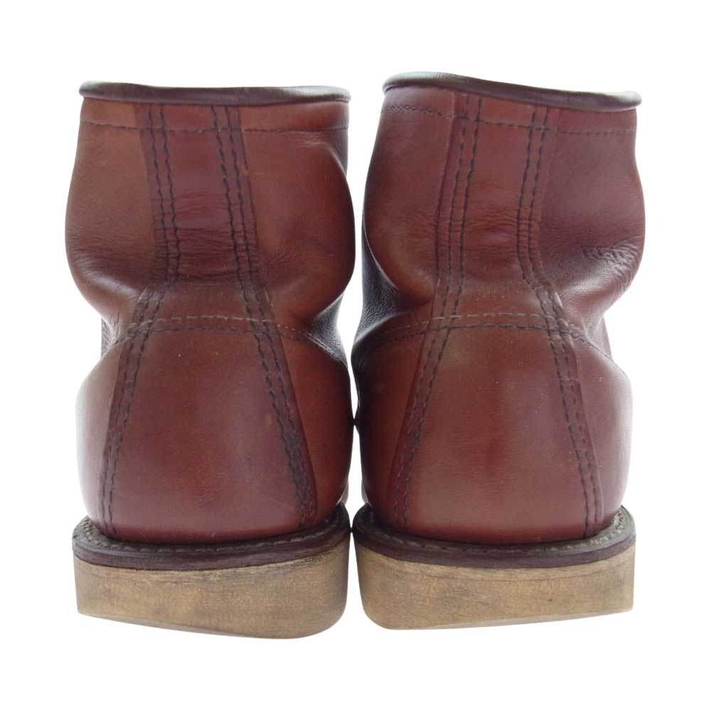 RED WING レッドウィング 8131 刺繍羽タグ  アイリッシュセッター ワーク ブーツ ブラウン系 8D【中古】