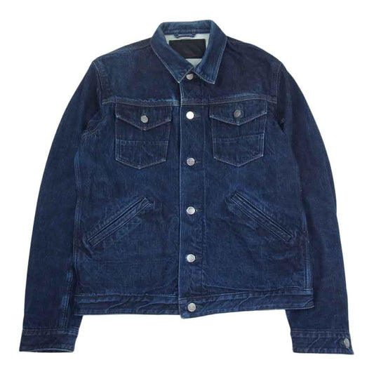 BIG JOHN ビッグジョン R609 RARE JACKET レア デニム ジャケット インディゴブルー系 L【中古】
