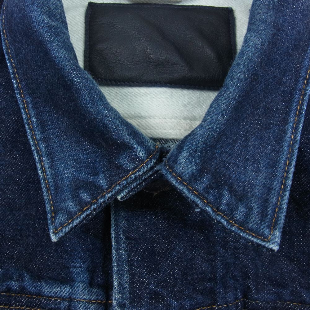 BIG JOHN ビッグジョン R609 RARE JACKET レア デニム ジャケット インディゴブルー系 L【中古】