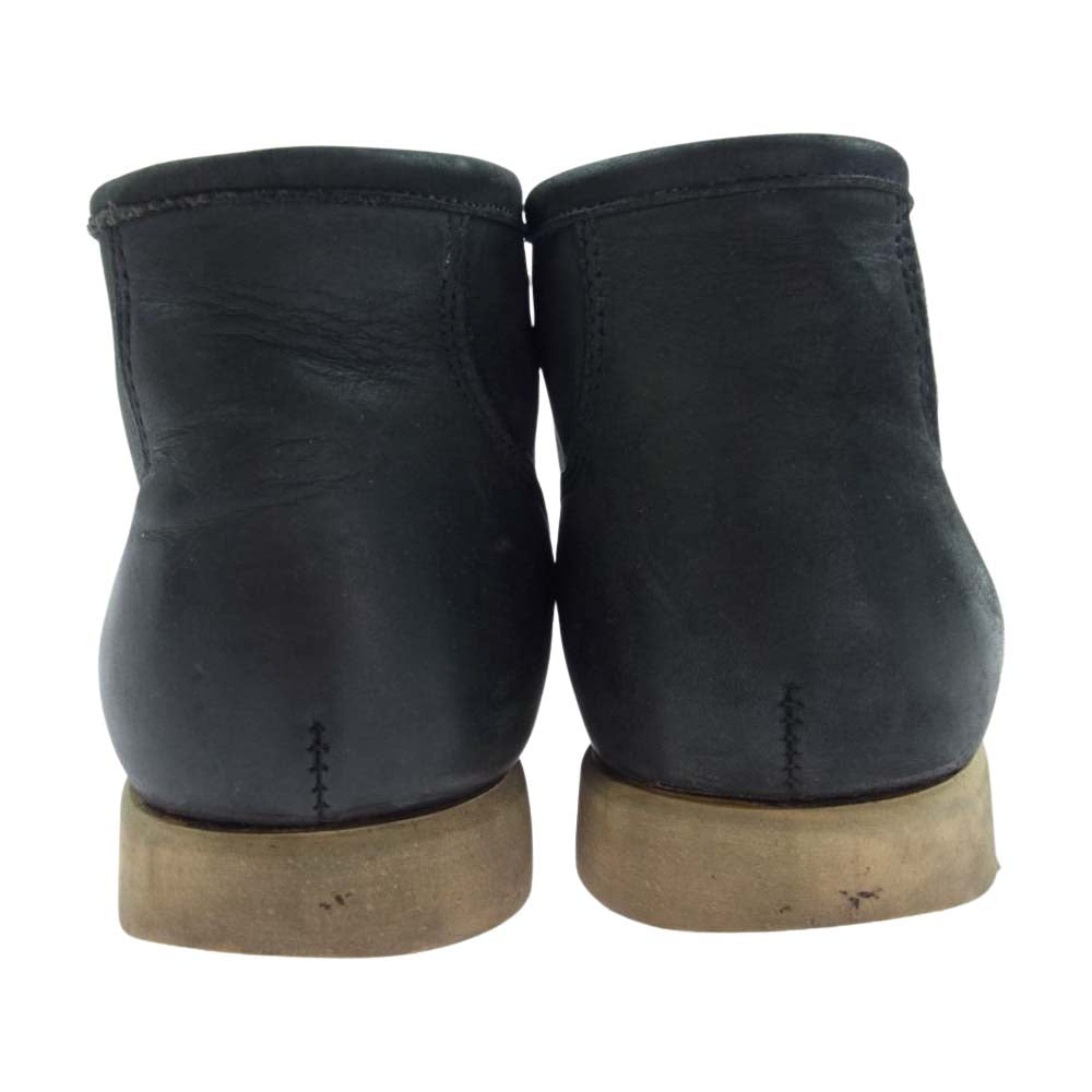 RED WING レッドウィング 8891 ワラビー ヌバック モックトゥ ブーツ ブラック系 8EEE【中古】