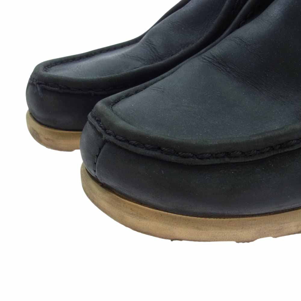 RED WING レッドウィング 8891 ワラビー ヌバック モックトゥ ブーツ ブラック系 8EEE【中古】