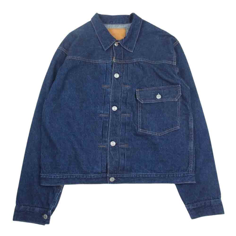 WAREHOUSE ウエアハウス 1st TYPE DENIM JACKET ファーストタイプ シンチバック デニム ジャケット インディゴブルー系 44【中古】