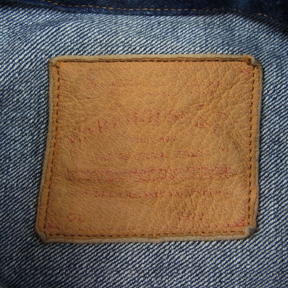 WAREHOUSE ウエアハウス 1st TYPE DENIM JACKET ファーストタイプ シンチバック デニム ジャケット インディゴブルー系 44【中古】