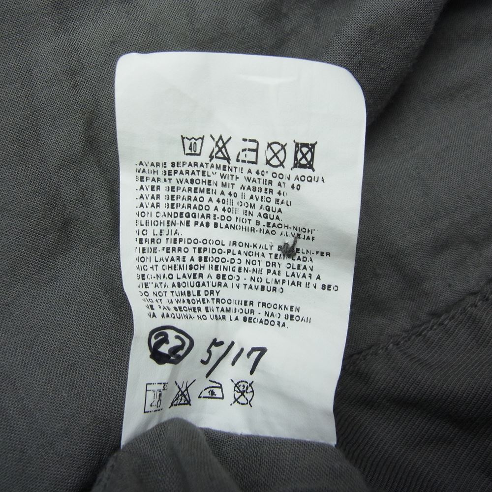 STONE ISLAND ストーンアイランド ロゴワッペン付き イタリア製 ミリタリー シャツ ジャケット カーキ系 M【中古】