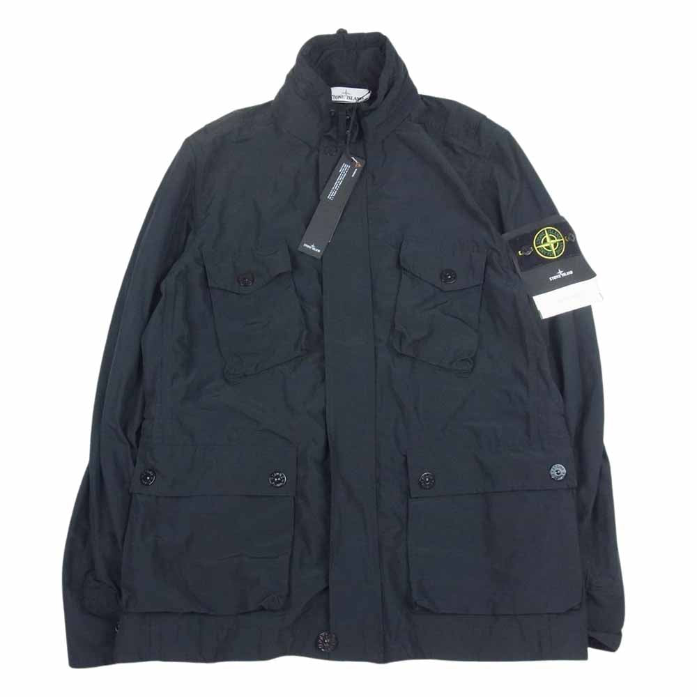 STONE ISLAND ストーンアイランド 21SS 741540922 ポリエステル ナイロン レップス フィールド ジャケット ブラック系 M【中古】
