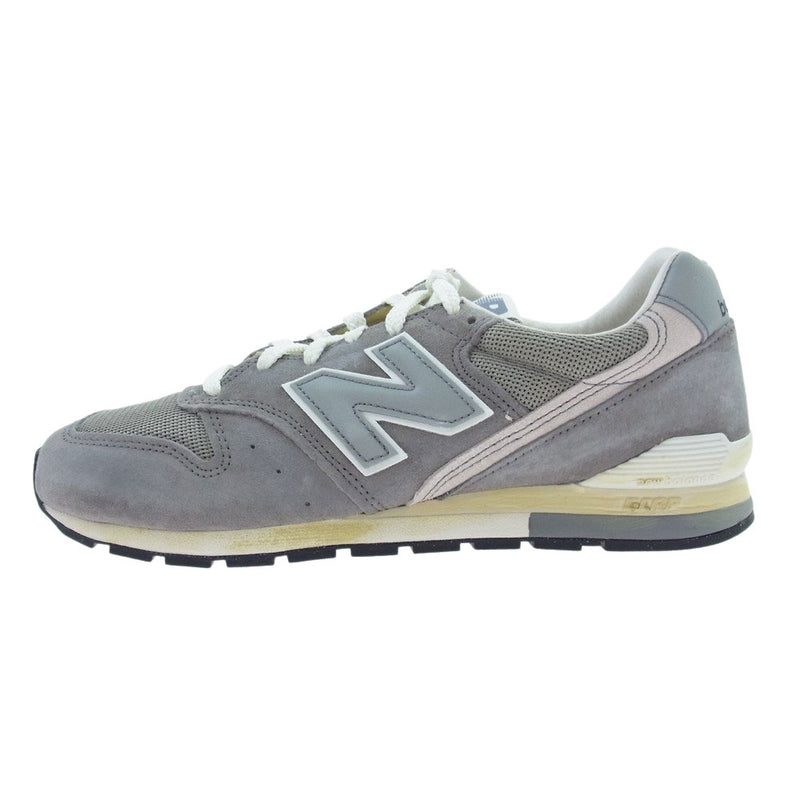 NEW BALANCE ニューバランス CM996HJ2 996 HJ2 Dワイズ ヴィンテージ加工 スニーカー グレー系 26.5cm【新古品】【未使用】【中古】