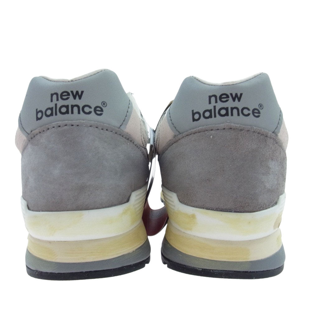 NEW BALANCE ニューバランス CM996HJ2 996 HJ2 Dワイズ ヴィンテージ加工 スニーカー グレー系 26.5cm【新古品】【未使用】【中古】