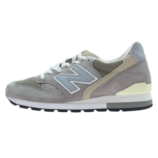 NEW BALANCE ニューバランス M996 Made in USA Dワイズ スニーカー グレー系 26.5cm【新古品】【未使用】【中古】