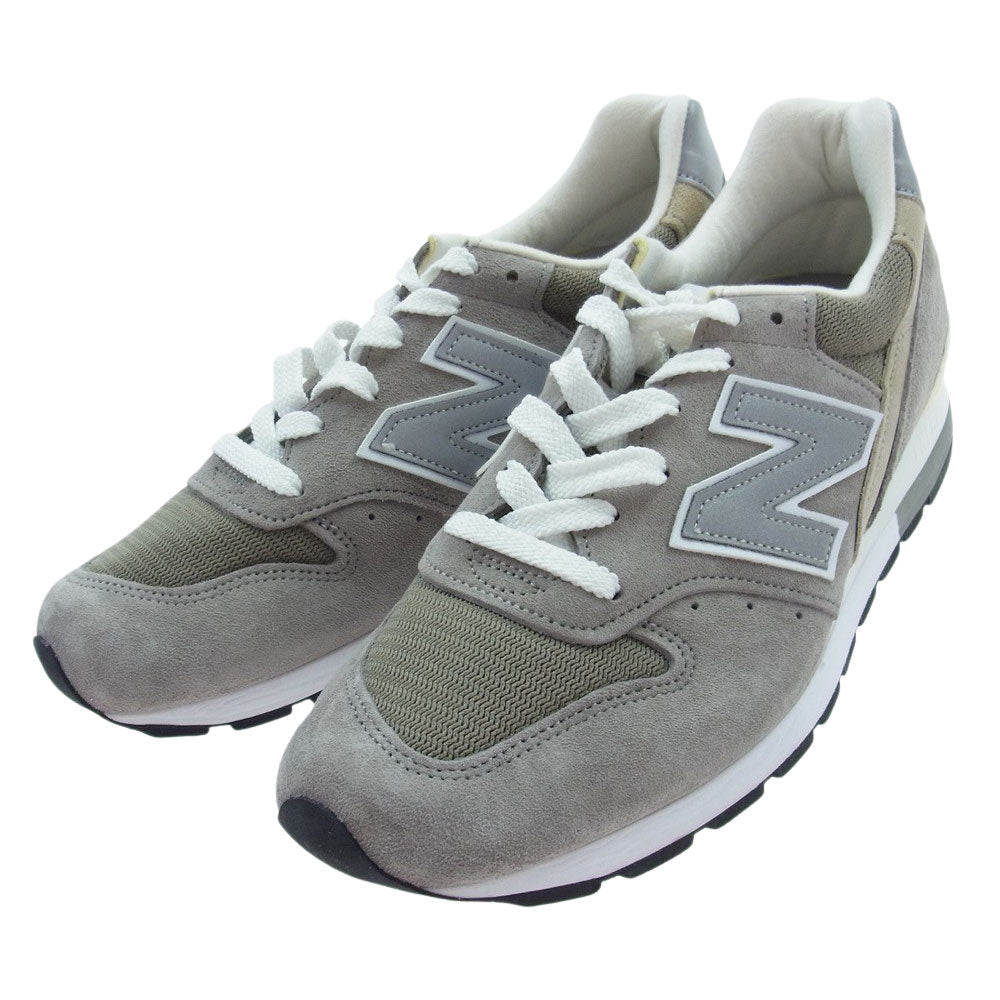NEW BALANCE ニューバランス M996 Made in USA Dワイズ スニーカー グレー系 26.5cm【新古品】【未使用】【中古】