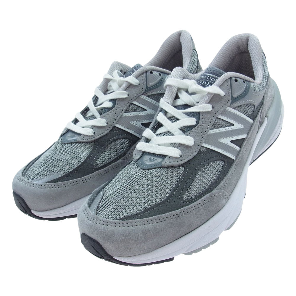 NEW BALANCE ニューバランス M990GL6 Made in USA 990 v6 GL6 Dワイズ スニーカー グレー系 26.5cm【新古品】【未使用】【中古】