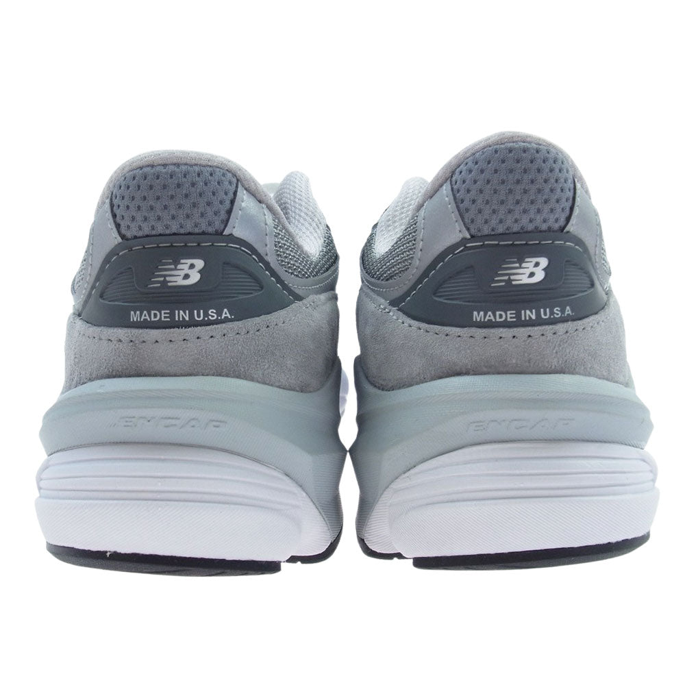 NEW BALANCE ニューバランス M990GL6 Made in USA 990 v6 GL6 Dワイズ スニーカー グレー系 26.5cm【新古品】【未使用】【中古】