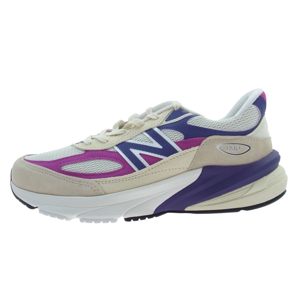 NEW BALANCE ニューバランス U990TD6 Made in USA 990 v6 TD6 Dワイズ スニーカー パープル系 27.0cm【新古品】【未使用】【中古】
