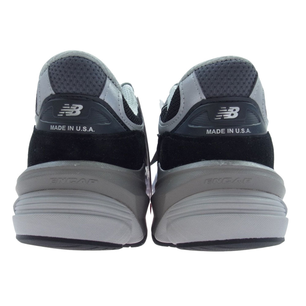 NEW BALANCE ニューバランス M990BK6 Made in USA 990 v6 BK6 Dワイズ スニーカー ブラック系 26.5cm【新古品】【未使用】【中古】